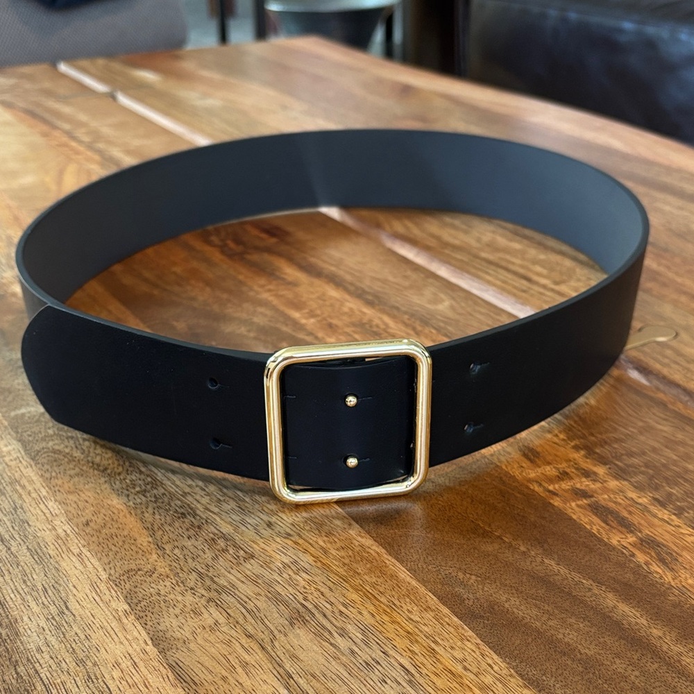 Target Black Belt with Gold Buckle